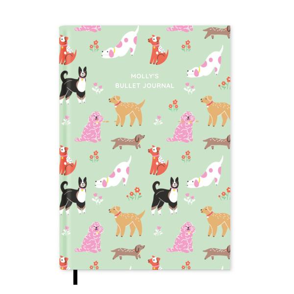 Dogs Notebook A5 - Personalised