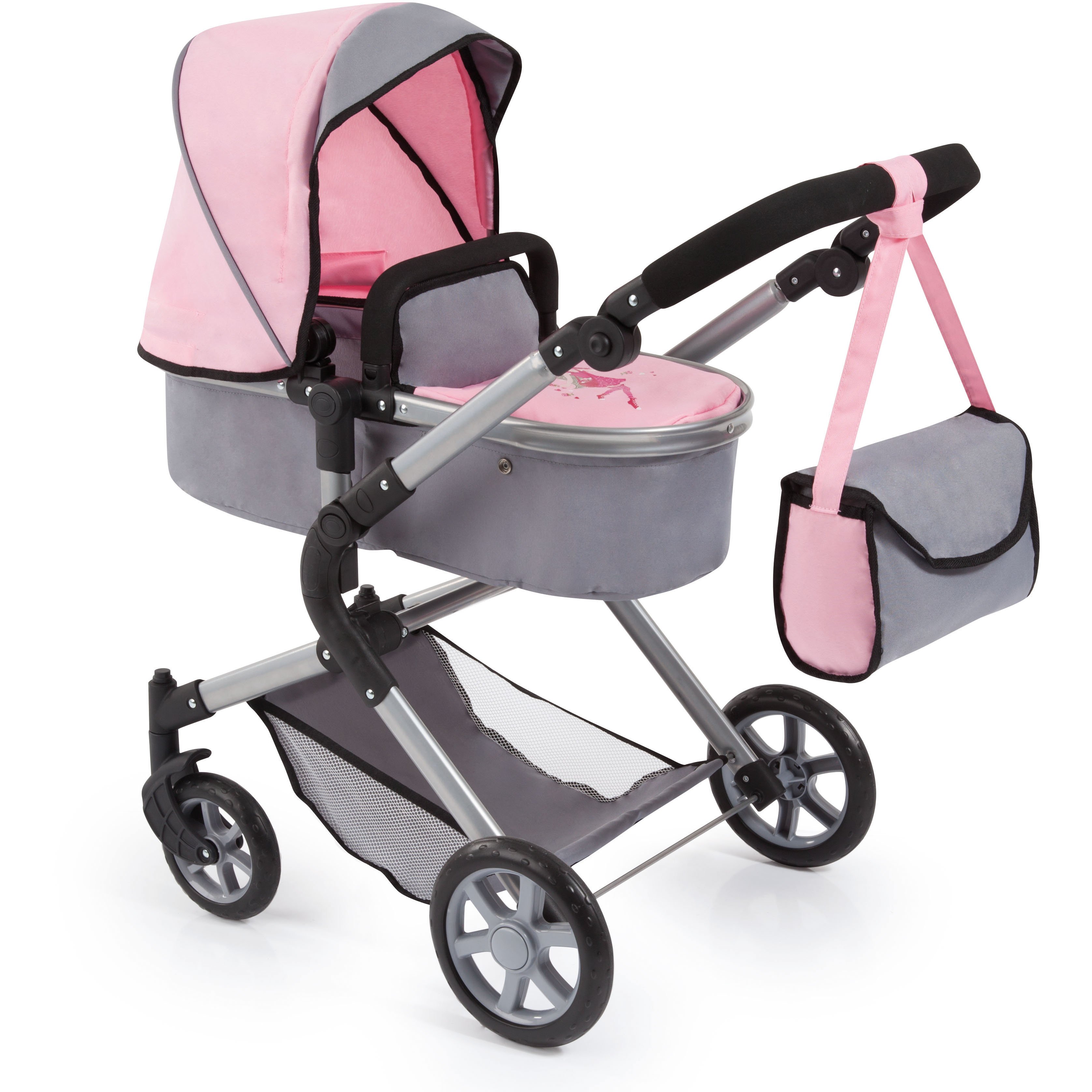 Bayer - Dolls Pram - City Neo - Grey (18108AA)