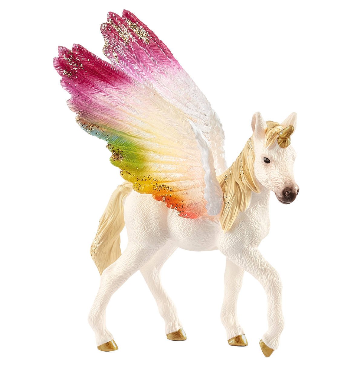 Schleich - Winged Rainbow Unicorn, Foal (70577)