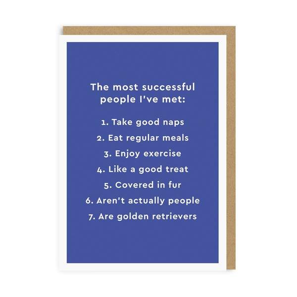 Golden Retriever Dog Greeting Card