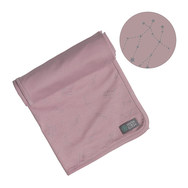 Vinter & Bloom - Northern Lights Blanket Jersey - Stella Pink