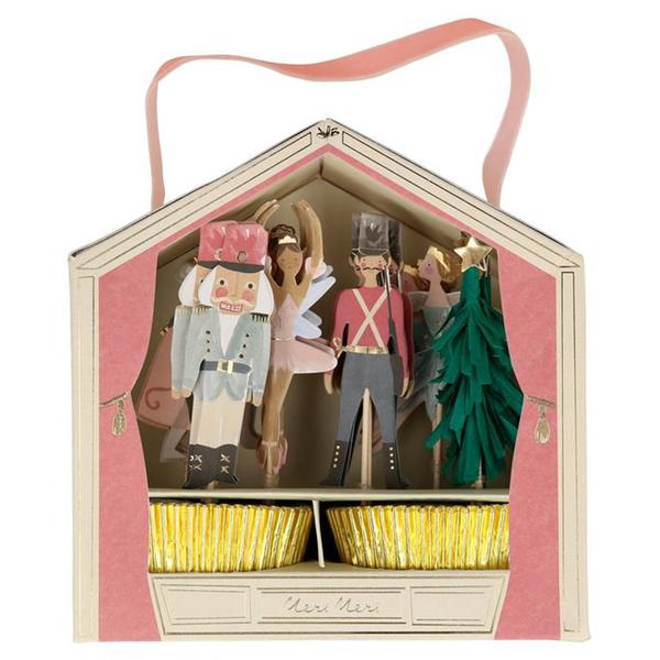 Nutcracker Christmas Cupcake Kit