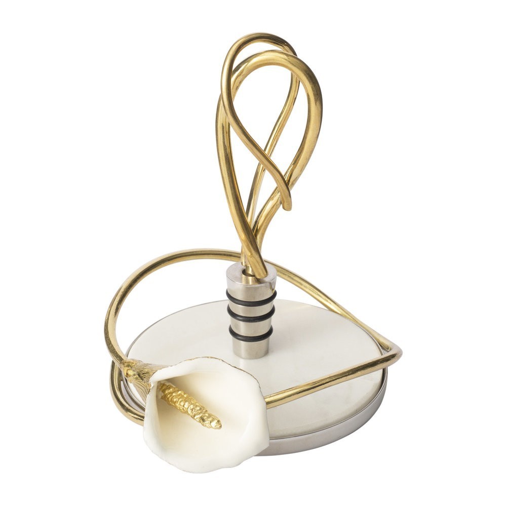 Michael Aram I Calla Lily Coaster & Stopper Set