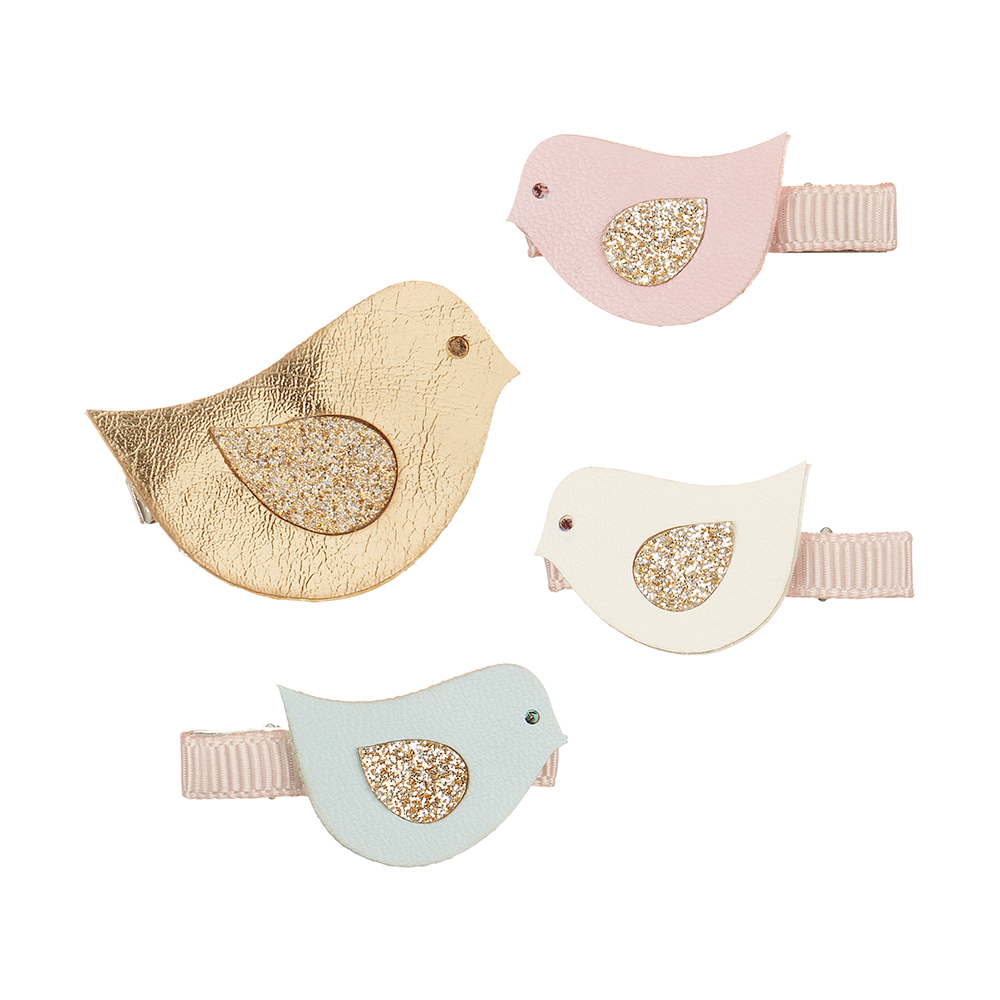Mimi & Lula - Hair Clips 4 pc, Birdie family (70203171)