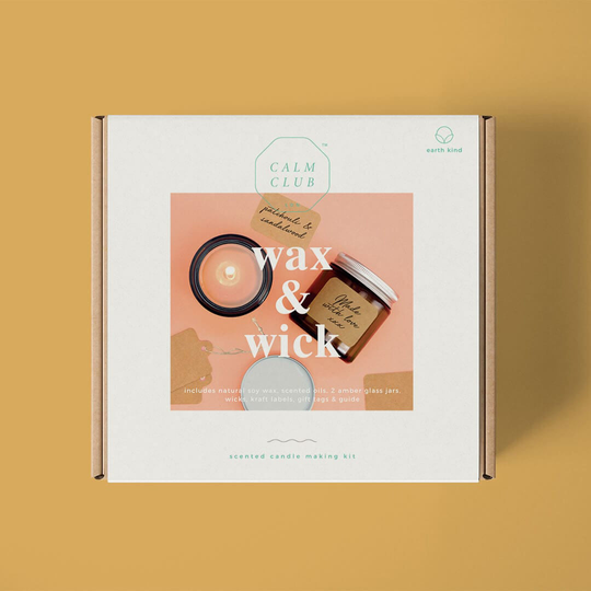 Calm Club Wax & Wick Candle Making Kit