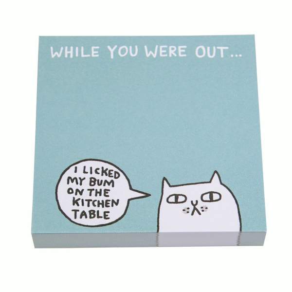 While You Were Out - Bum Sticky Notes