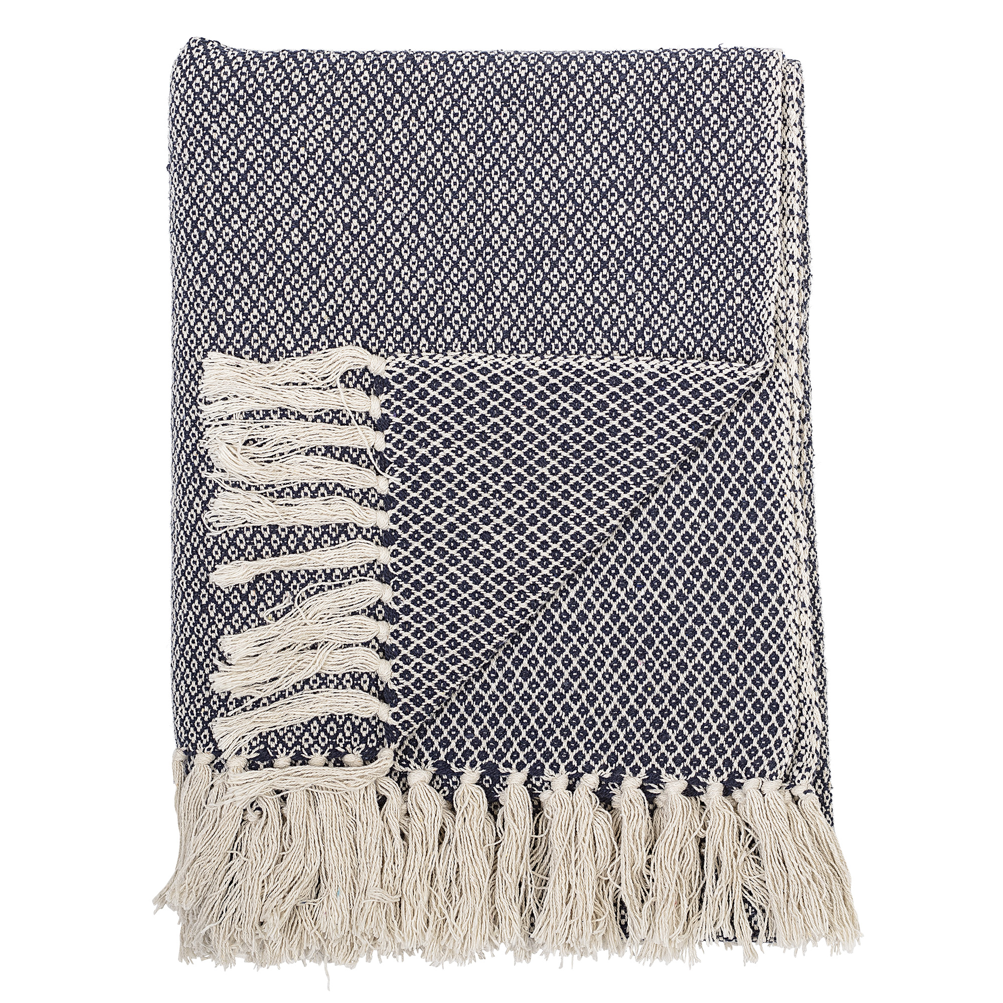 Bloomingville - Plaid​ 160 x 130 cm - Dark Grey (40110187)