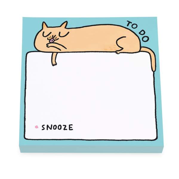 To Do Snooze Cat Sticky Notes