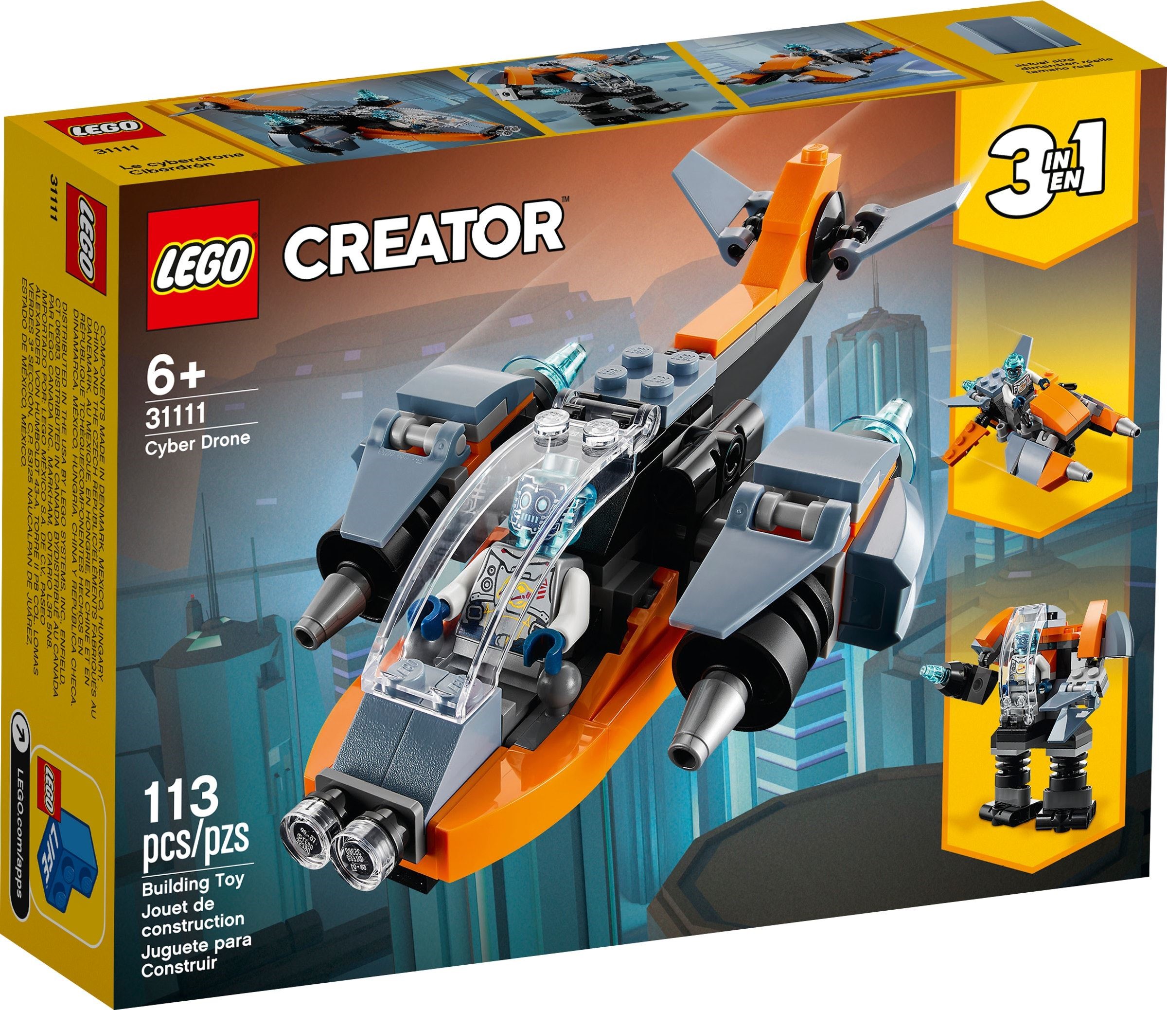 LEGO Creator - Cyber Drone (31111)