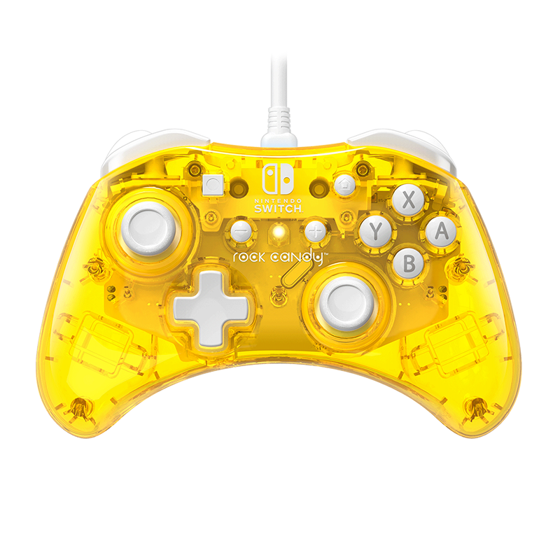 PDP Rock Candy Wired Mini Switch Controller (Pineapple-Pop)