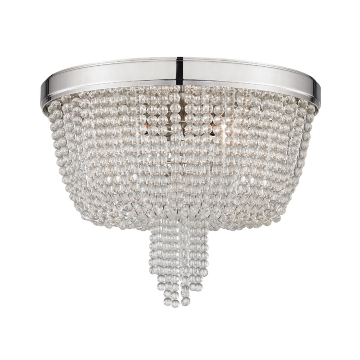 Hudson Valley I Royalton Flush Mount Ceiling Light I Polished Nickel