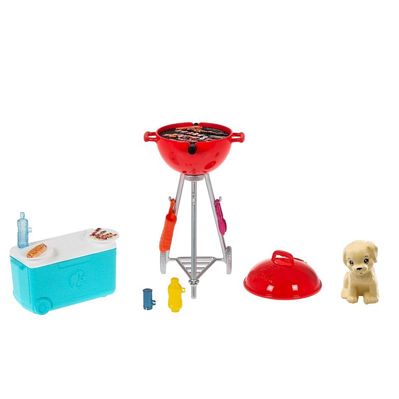 Barbie - BBQ and Pet Mini Playset (GRG76)