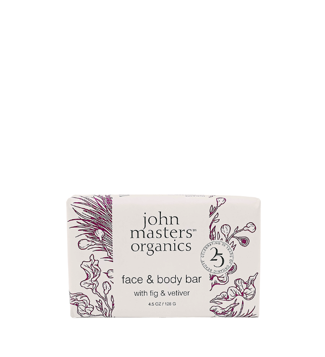 John Masters Organics - Face & Body Bar w. Fig & Vetiver 128 g