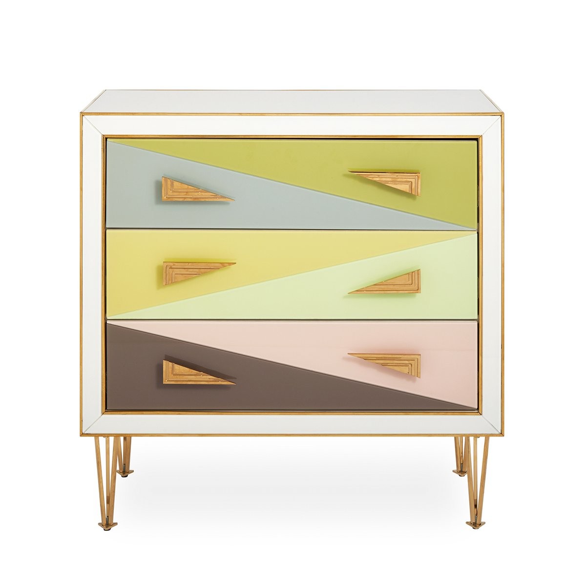 Jonathan Adler I Harlequin Three - Drawer Chest I Multi