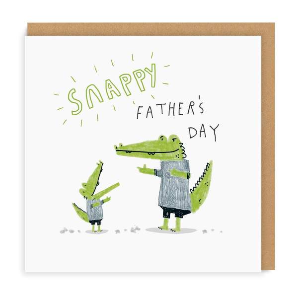 Snappy Father's Day Square Greeting Card