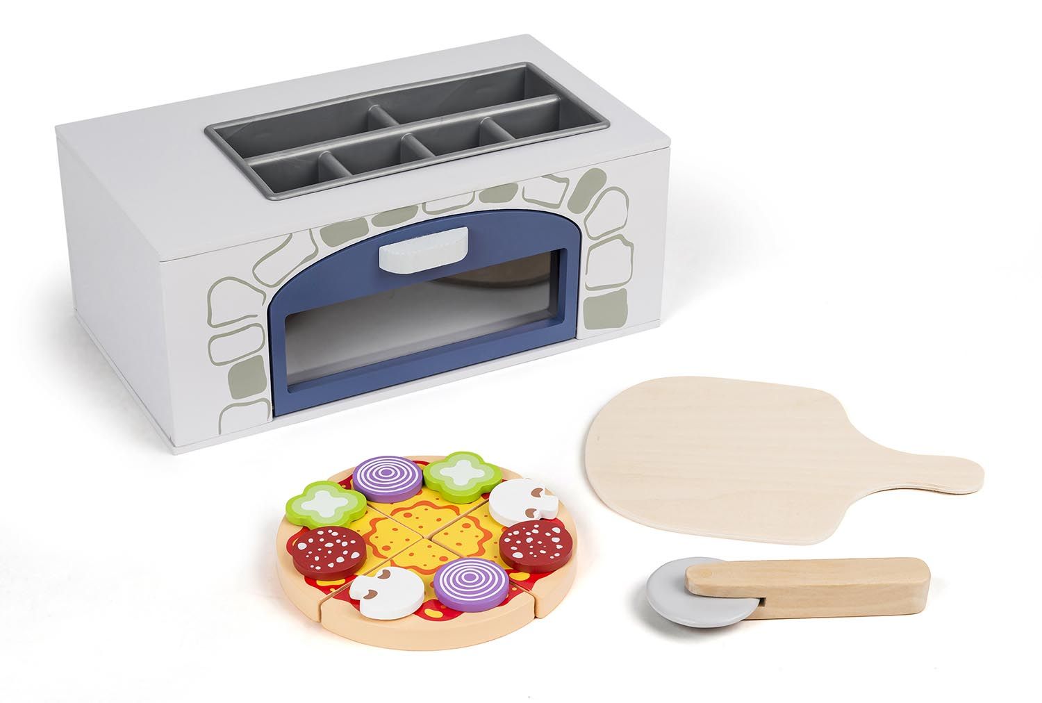 3-2-6 - ​Wooden pizza oven with accessories (68228)