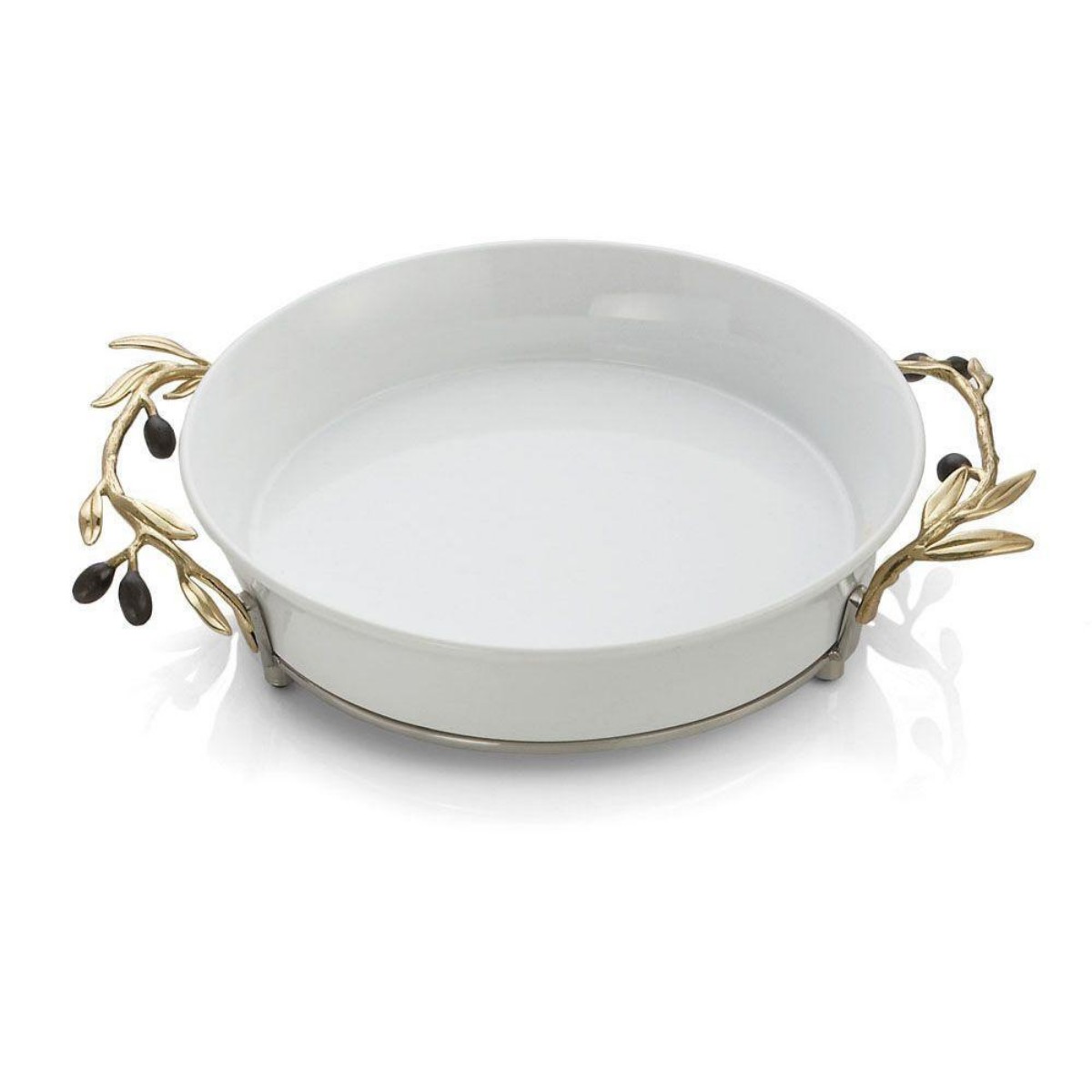 Michael Aram I Olive Branch Pie Dish