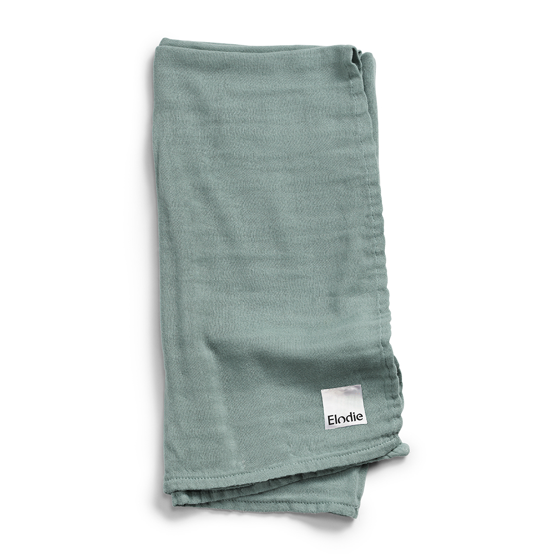 Elodie Details - Bamboo Muslin Blanket - Mineral Green