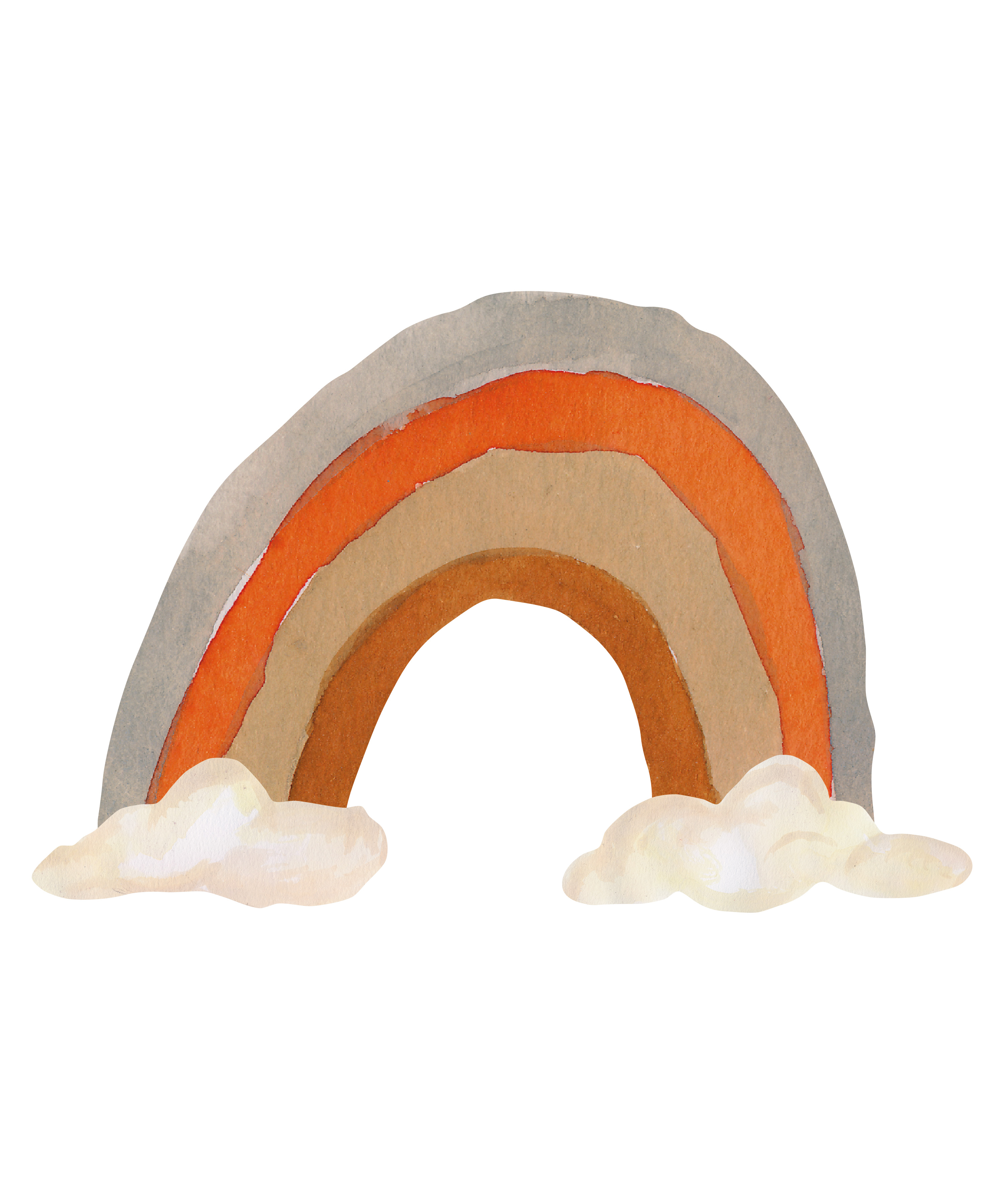 That's Mine - Wall Sticker Rainbow Small - Burnt Tones (O8065)