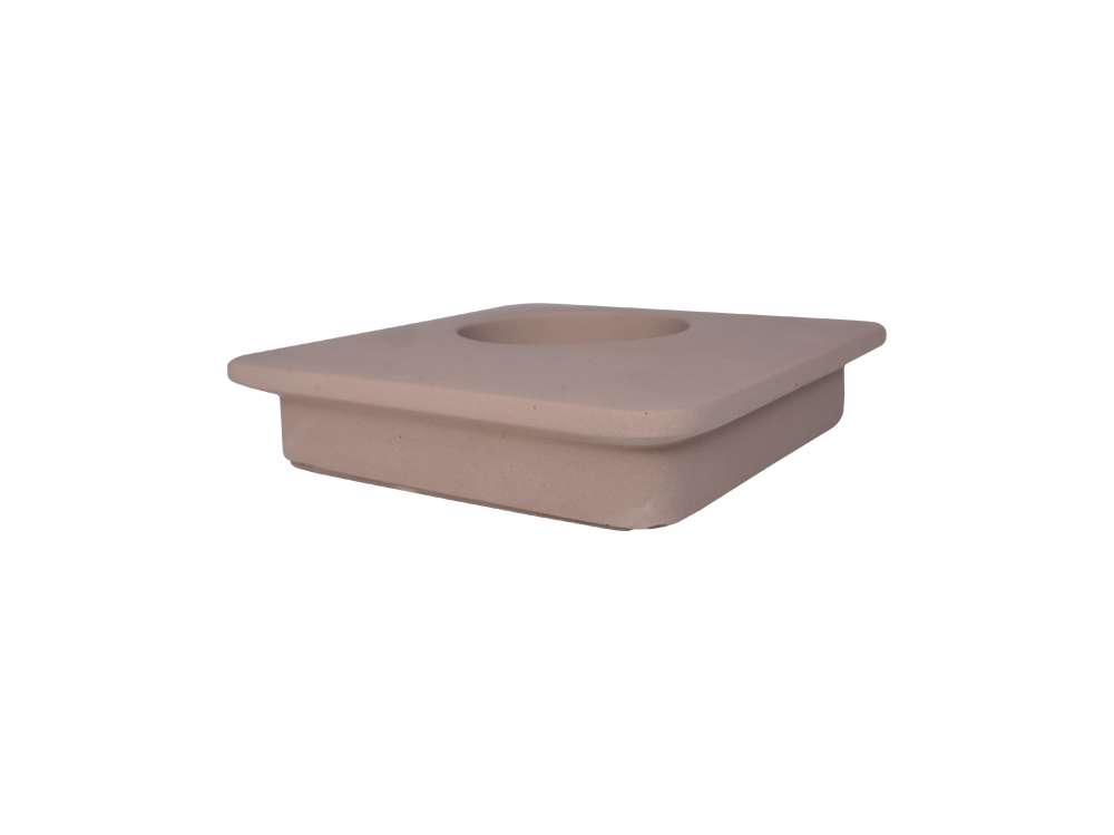 LIKEconcrete - Karin Box Lid With Hole - Mocca (93824)