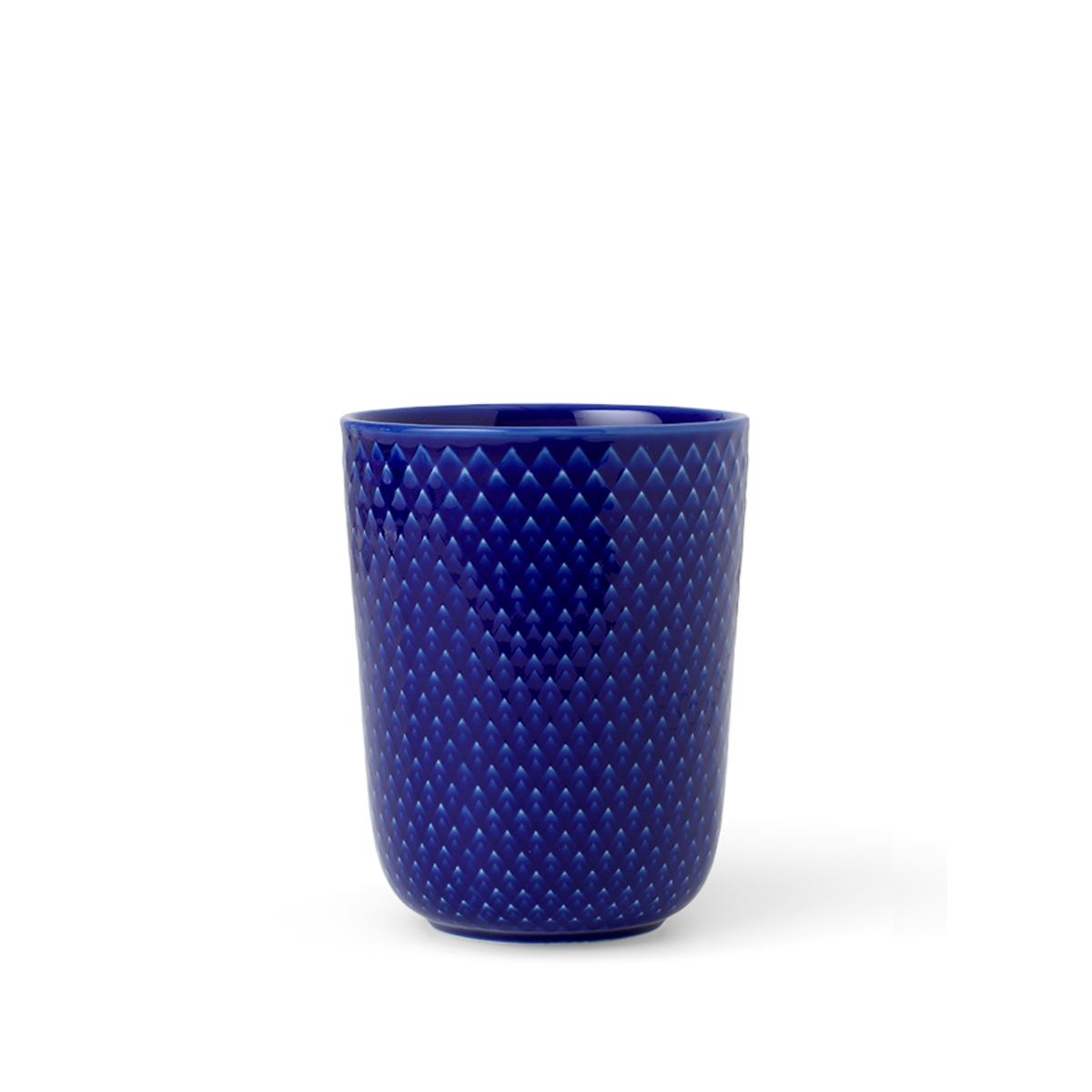 Lyngby Porcelæn - Rhombe Mug 33 cl - Dark Blue (201966)