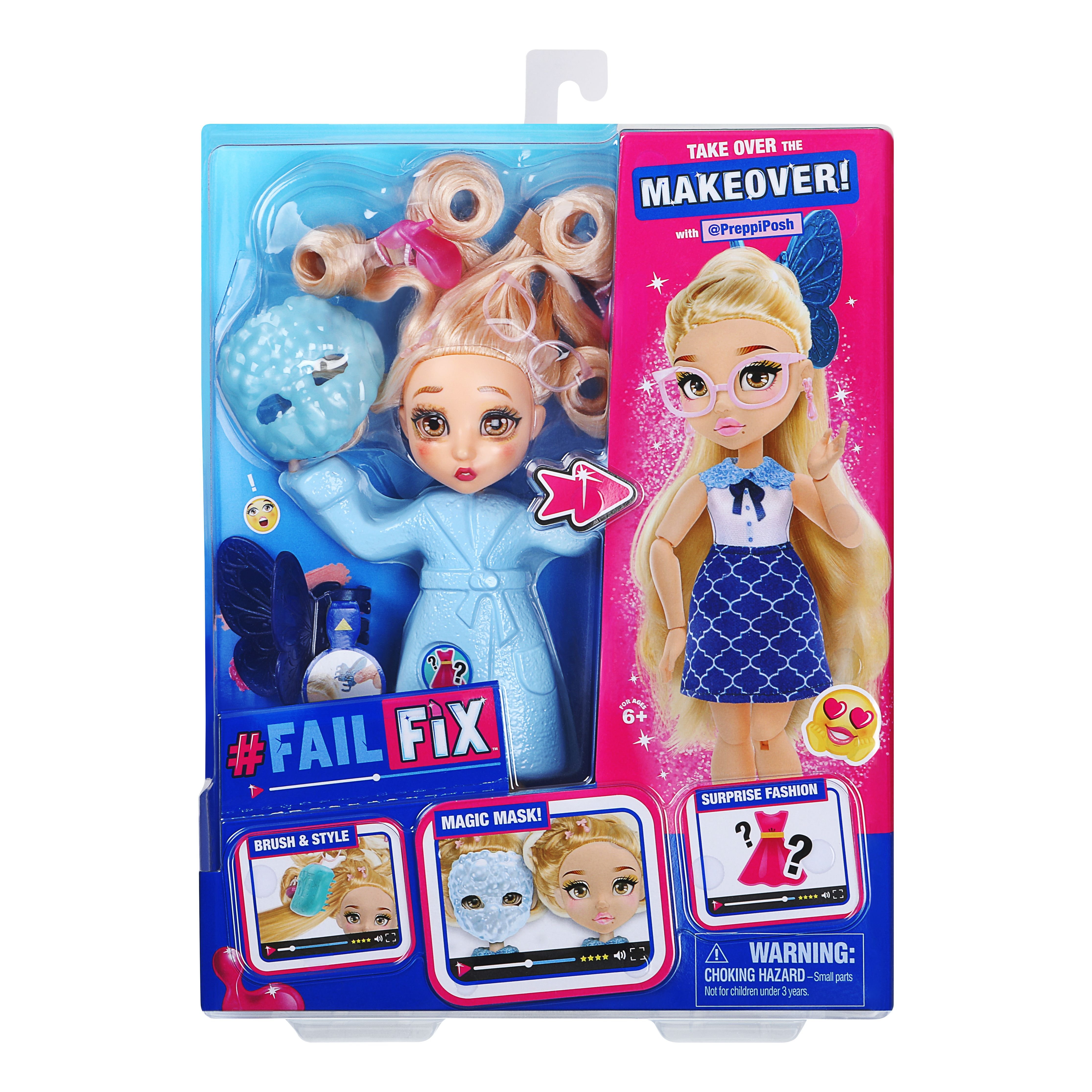 Fail Fix - Total Makeover Doll Pack - @PreppiPosh (30184)
