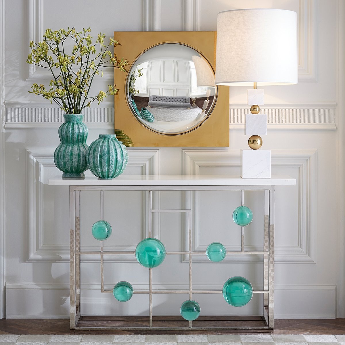 Jonathan Adler I Globo Fretwork Console