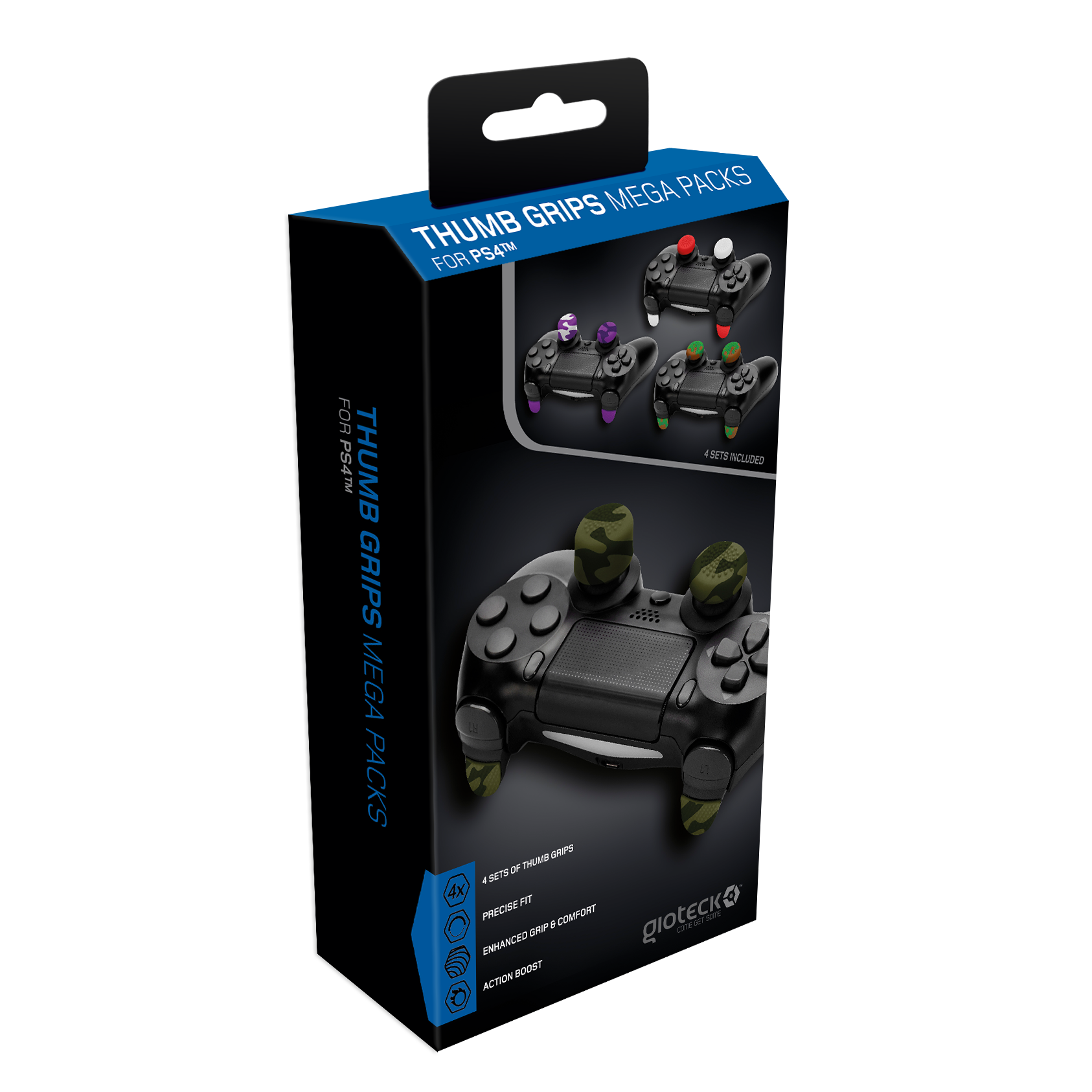 Gioteck Playstation 4 Thumb Grips Mega Pack