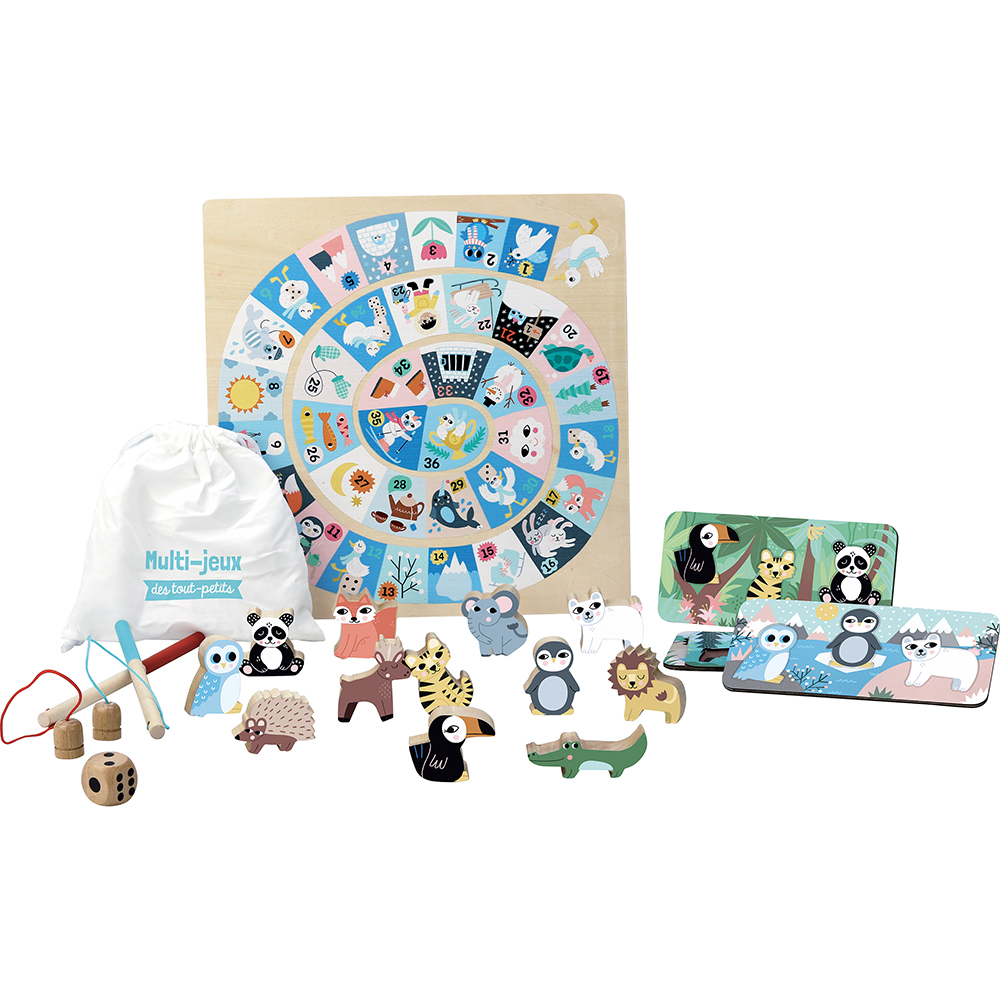 Vilac - Game 5in1 for toddlers - Iceland by Michelle Carlslund (8566)