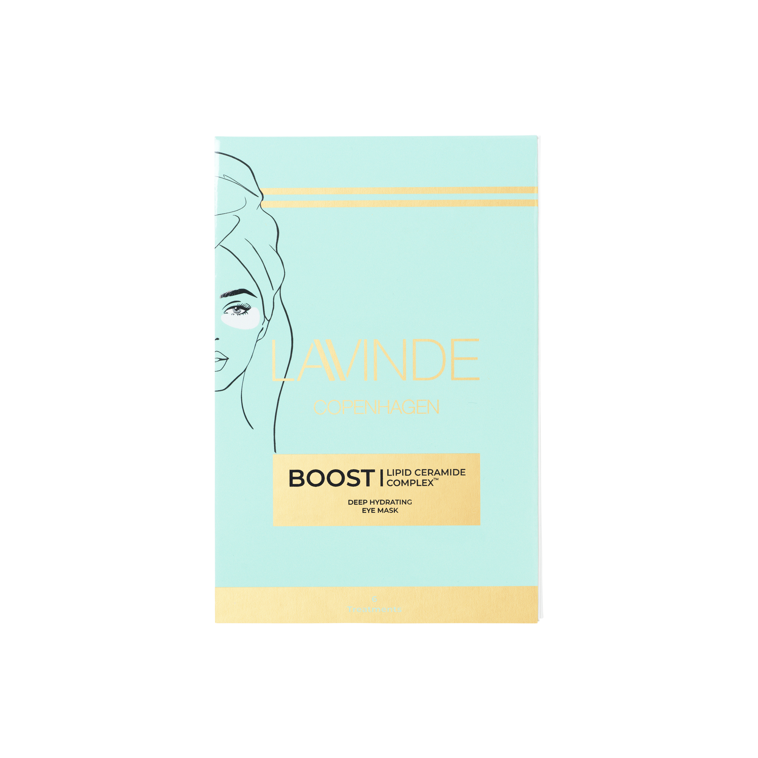 Lavinde Copenhagen - Boost Deep Hydrating Eye Mask - 6 Treatments