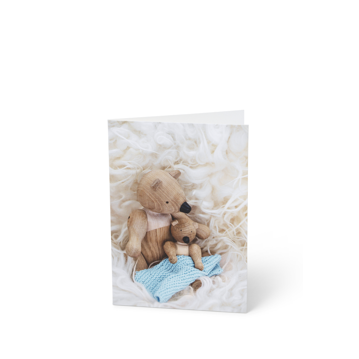 Kay Bojesen - 3 x Card A6 Aber Baptism - Light Blue