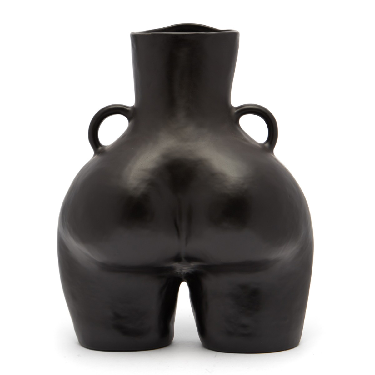 Anissa Kermiche | Love Handles Vase Black Matte