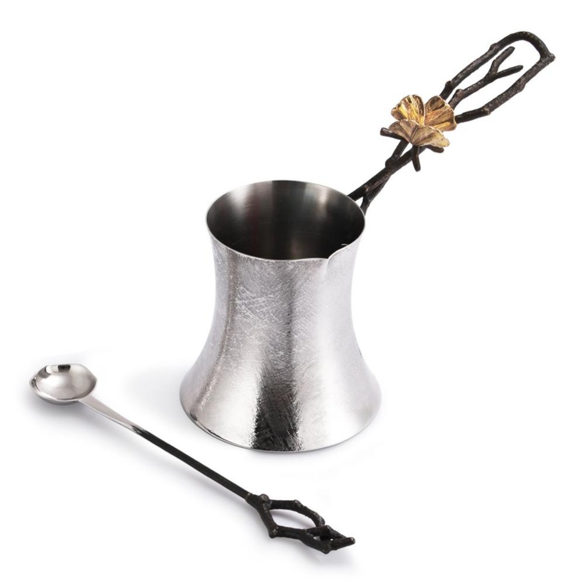Michael Aram I Butterfly Ginkgo Coffee Pot w/Spoon