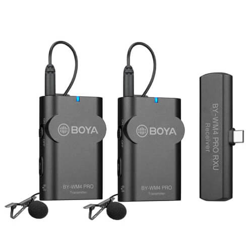 Boya - Microphone BY-WM4 Pro K6 Lavalier x2 Wireless USB-C