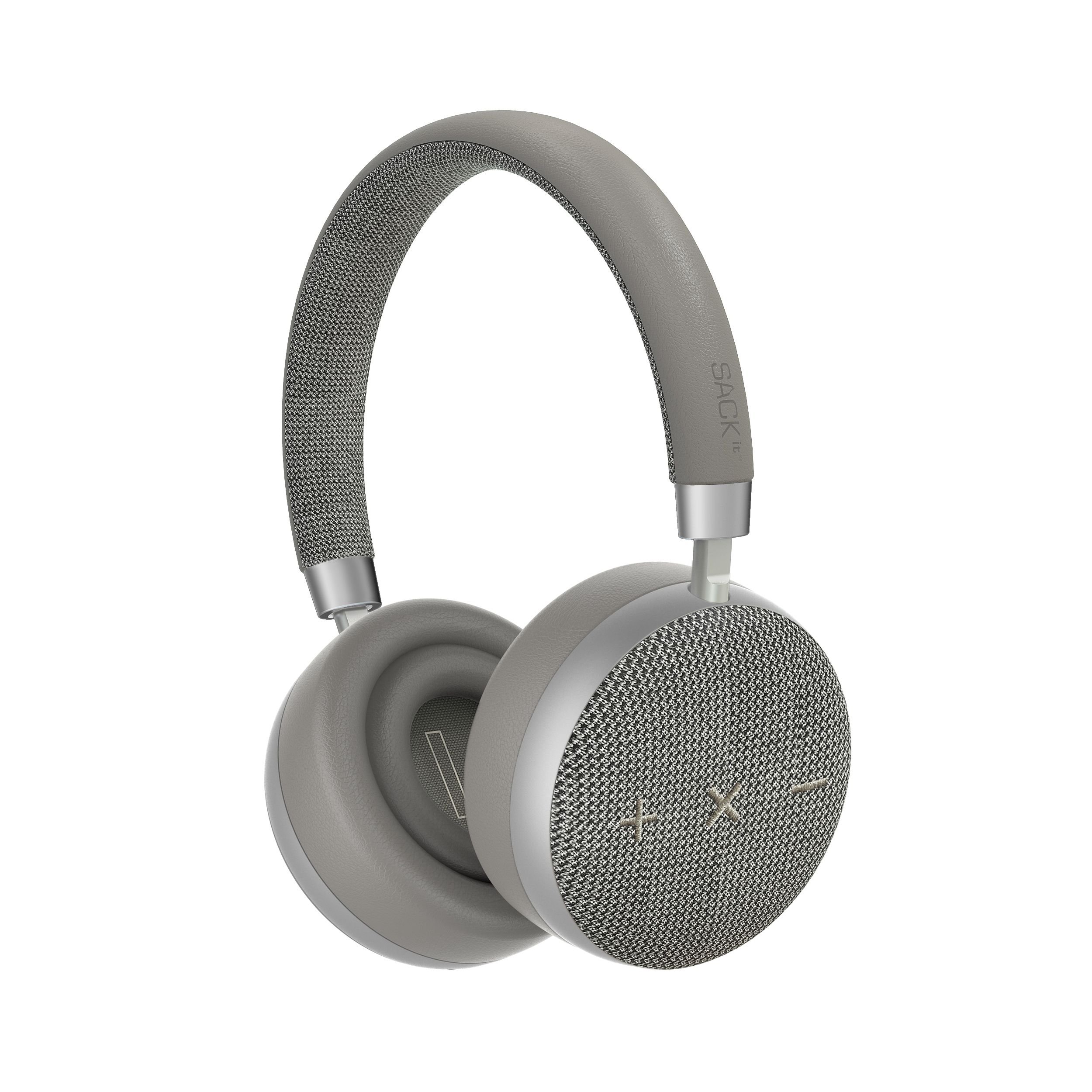 SACKit - TOUCHit S On-Ear Headphones - Silver