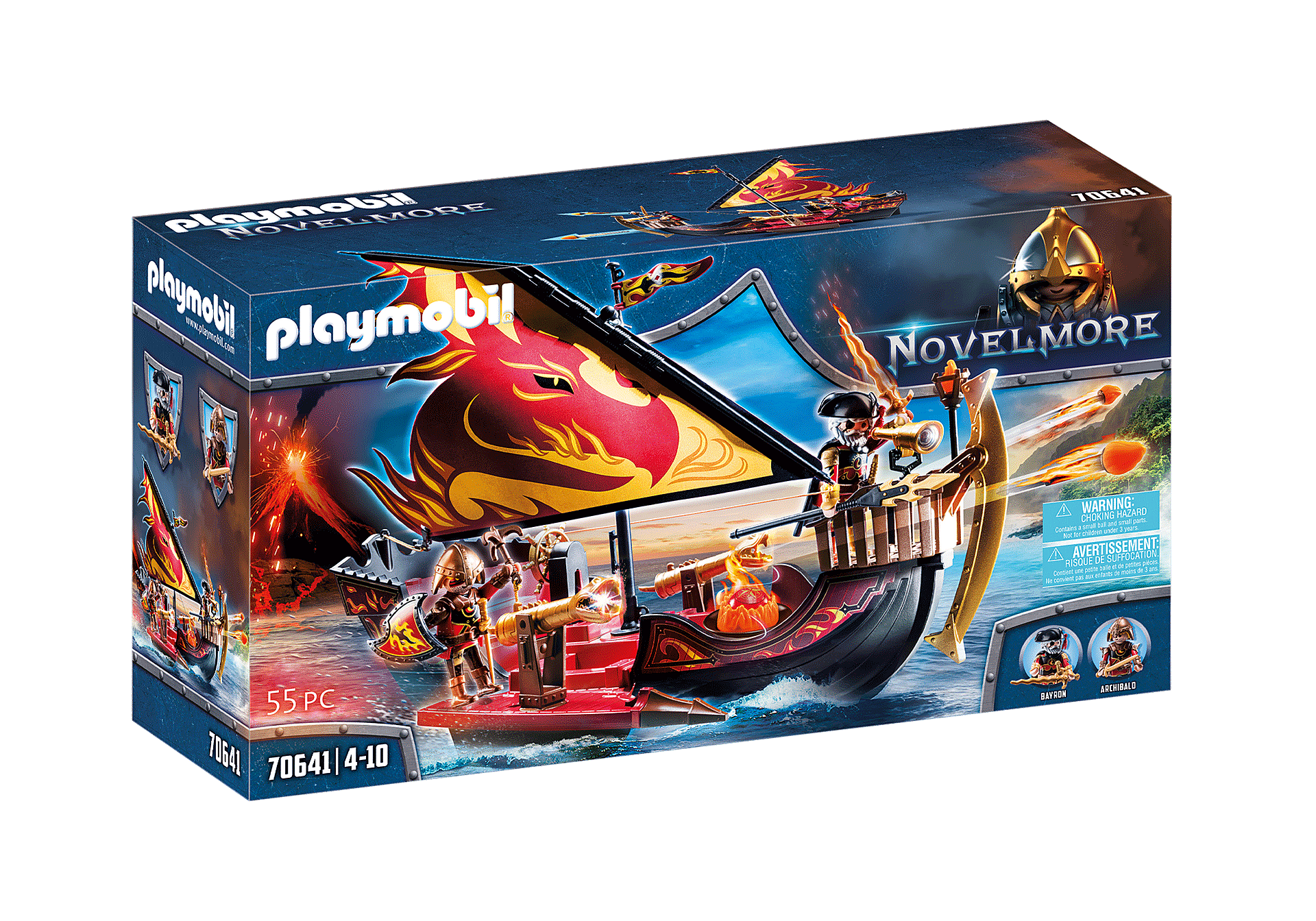 Playmobil - Novelmore - Burnham Raiders fire ship (70641)