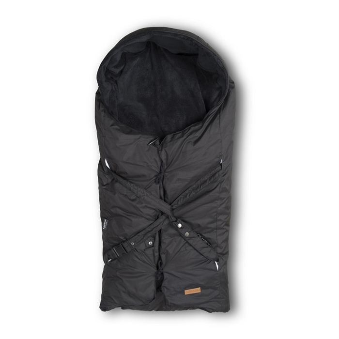 Babytrold - Foot Muff Luxe w. Fleece and Wool - Black