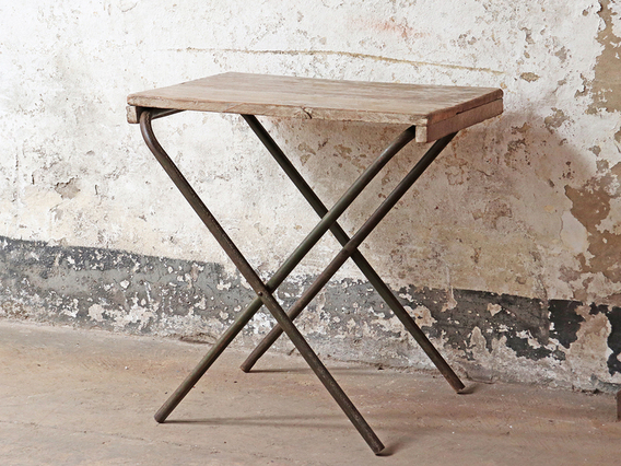 Vintage Bistro Table Brown