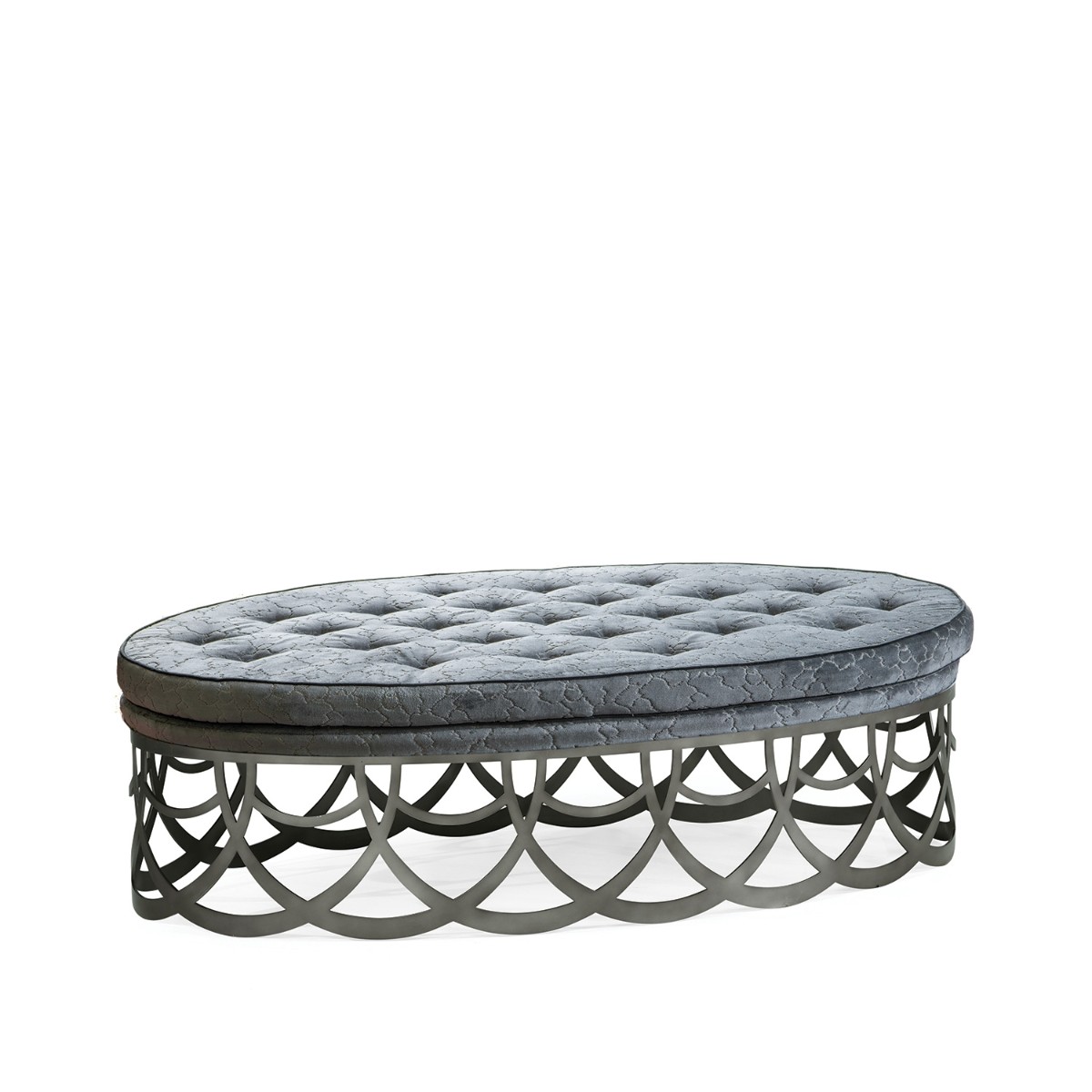 William Yeoward | Gigolette Ottoman Antique Bronze