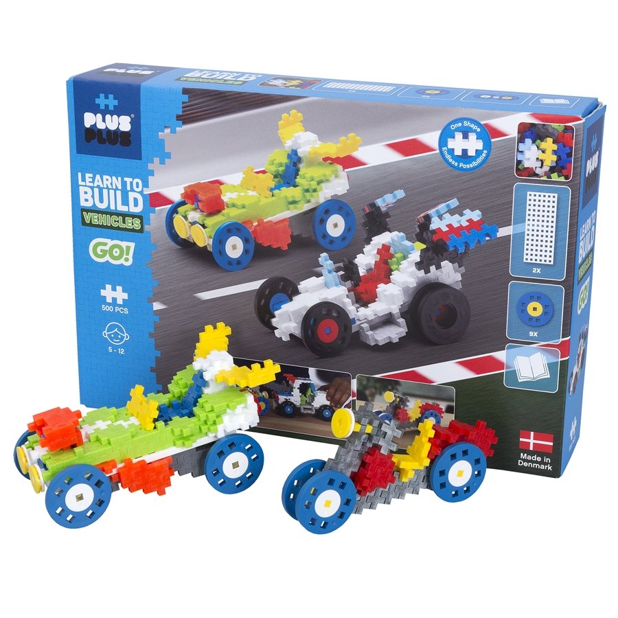 Plus Plus - ​Learn to build - Vehicles (7011)