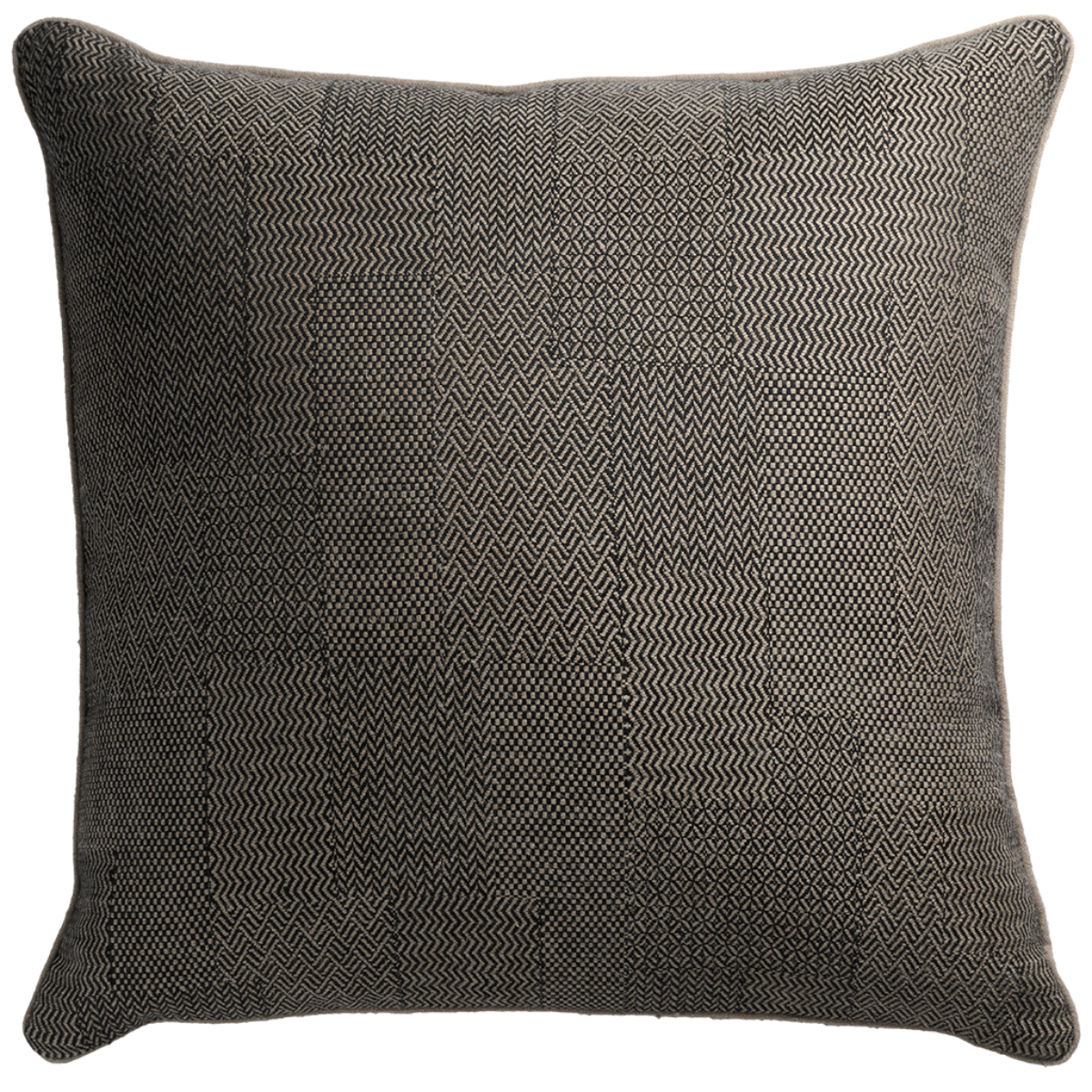 de Le Cuona | Hawker Cushion With Piping Carbon