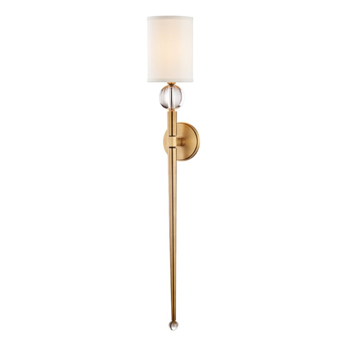 Hudson Valley I Rockland Wall Sconce I Large I Aged Brass