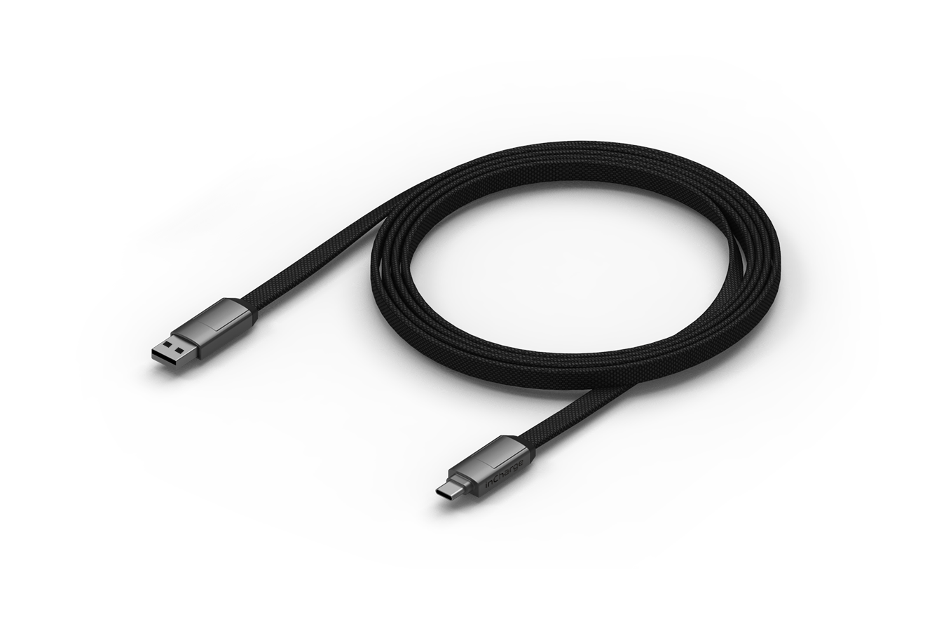 InCharge 6 Max Mercury Grey (1,5m)