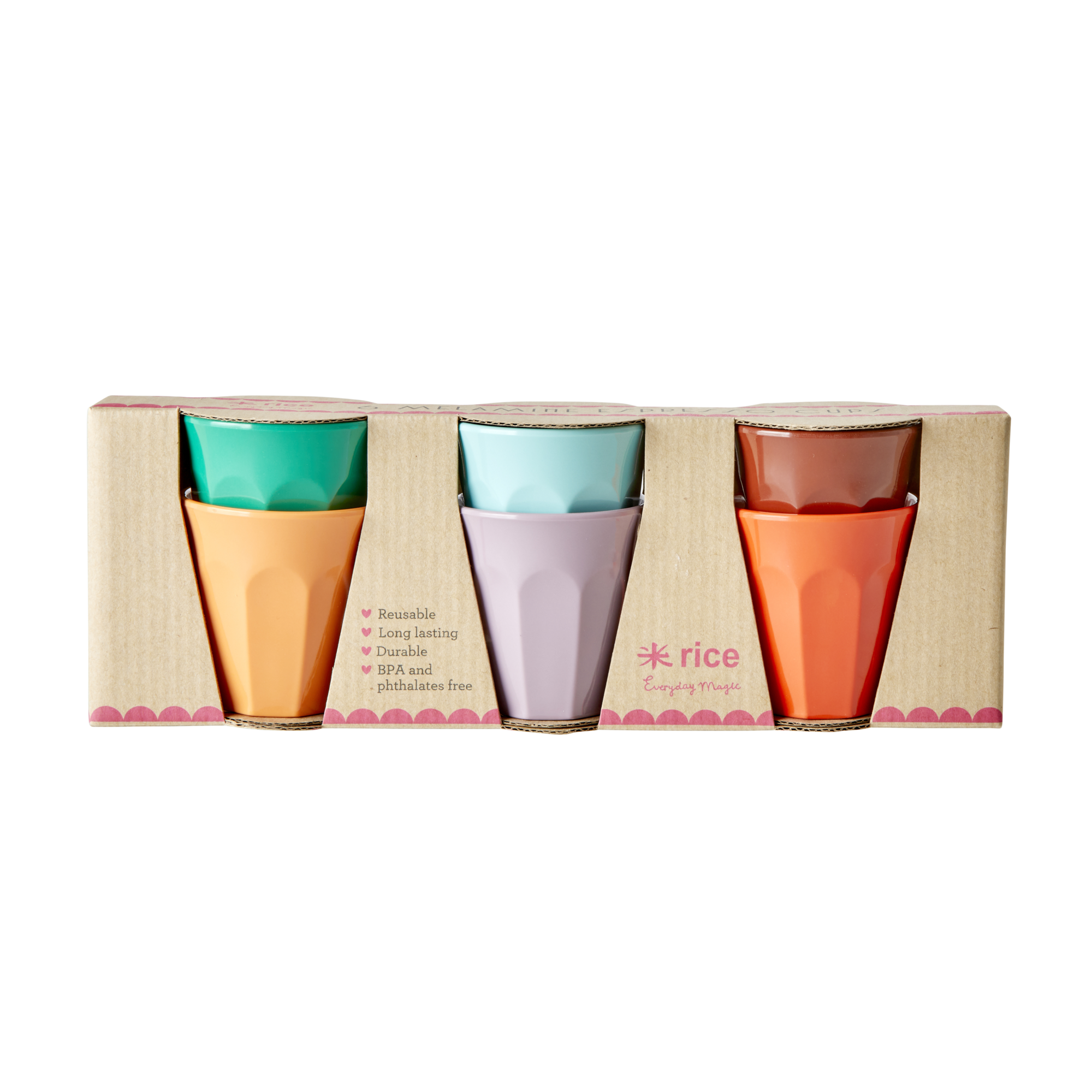 Rice - 6 Melamine Espresso Cups - Follow The Call of The Disco Ball