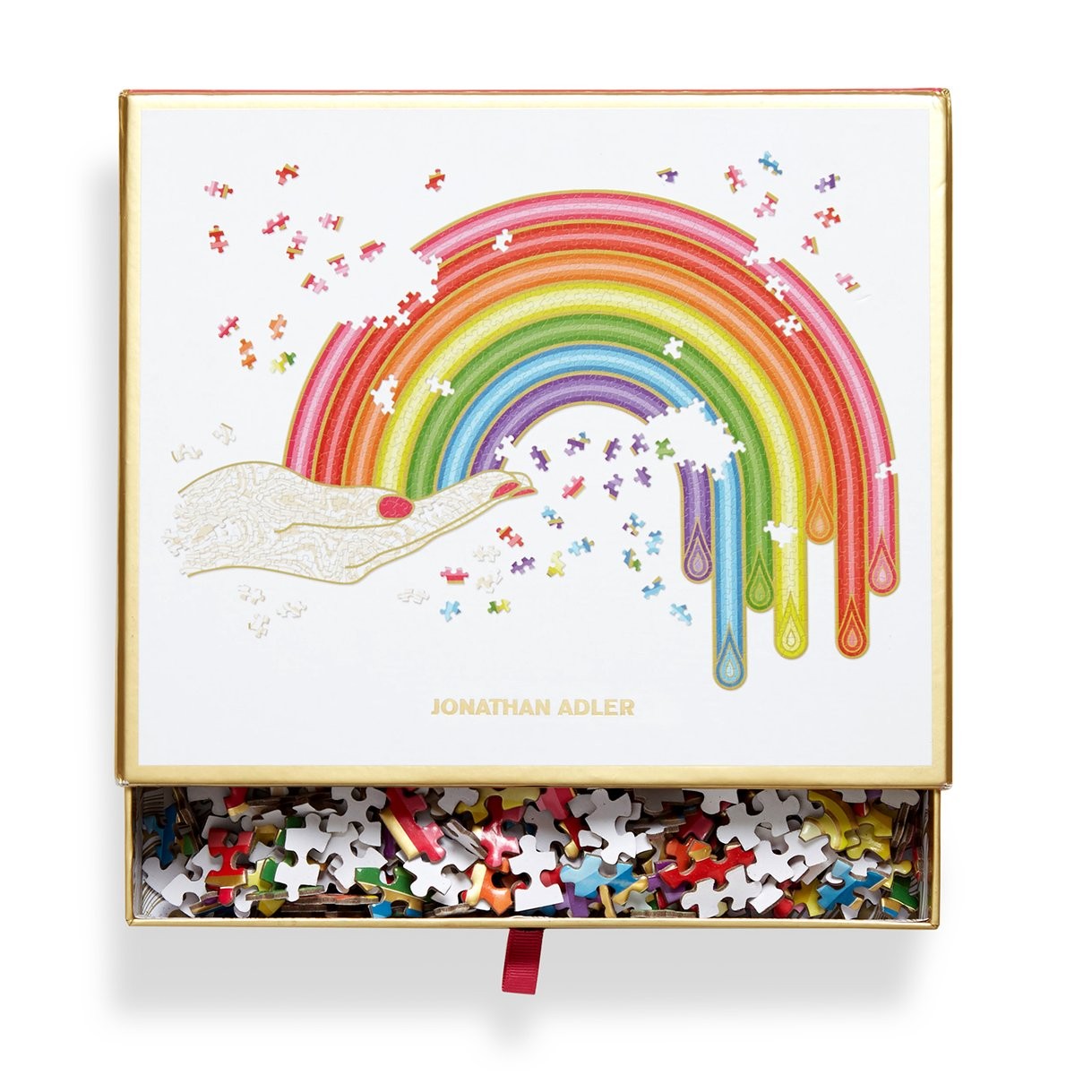 Jonathan Adler I Rainbow Hand 750 Piece Jigsaw Puzzle
