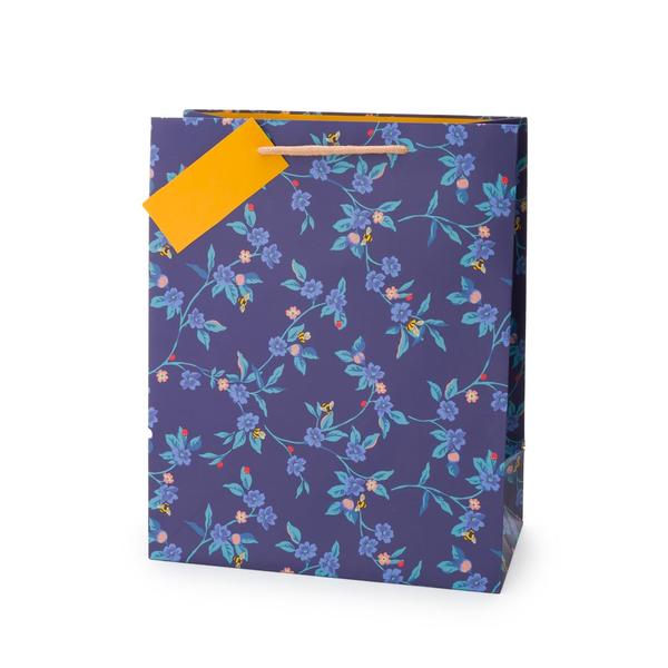 Floral Bees Large Gift Bag