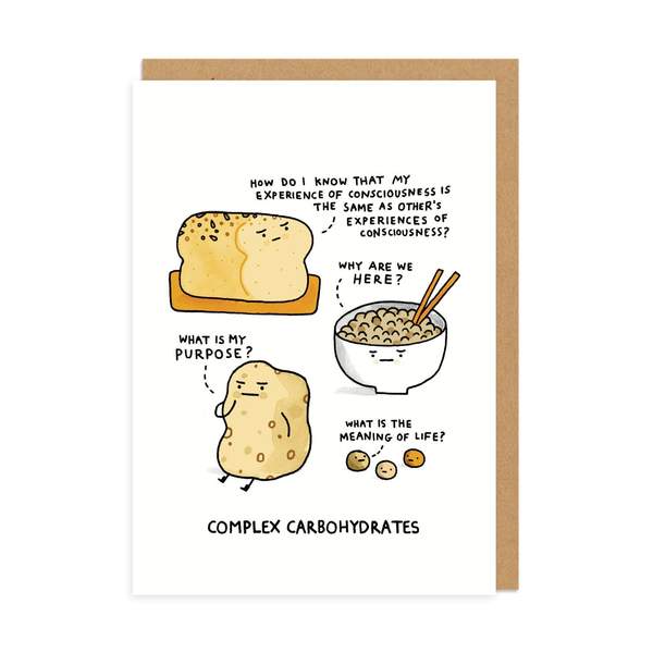 Complex Carbohydrates Greeting Card