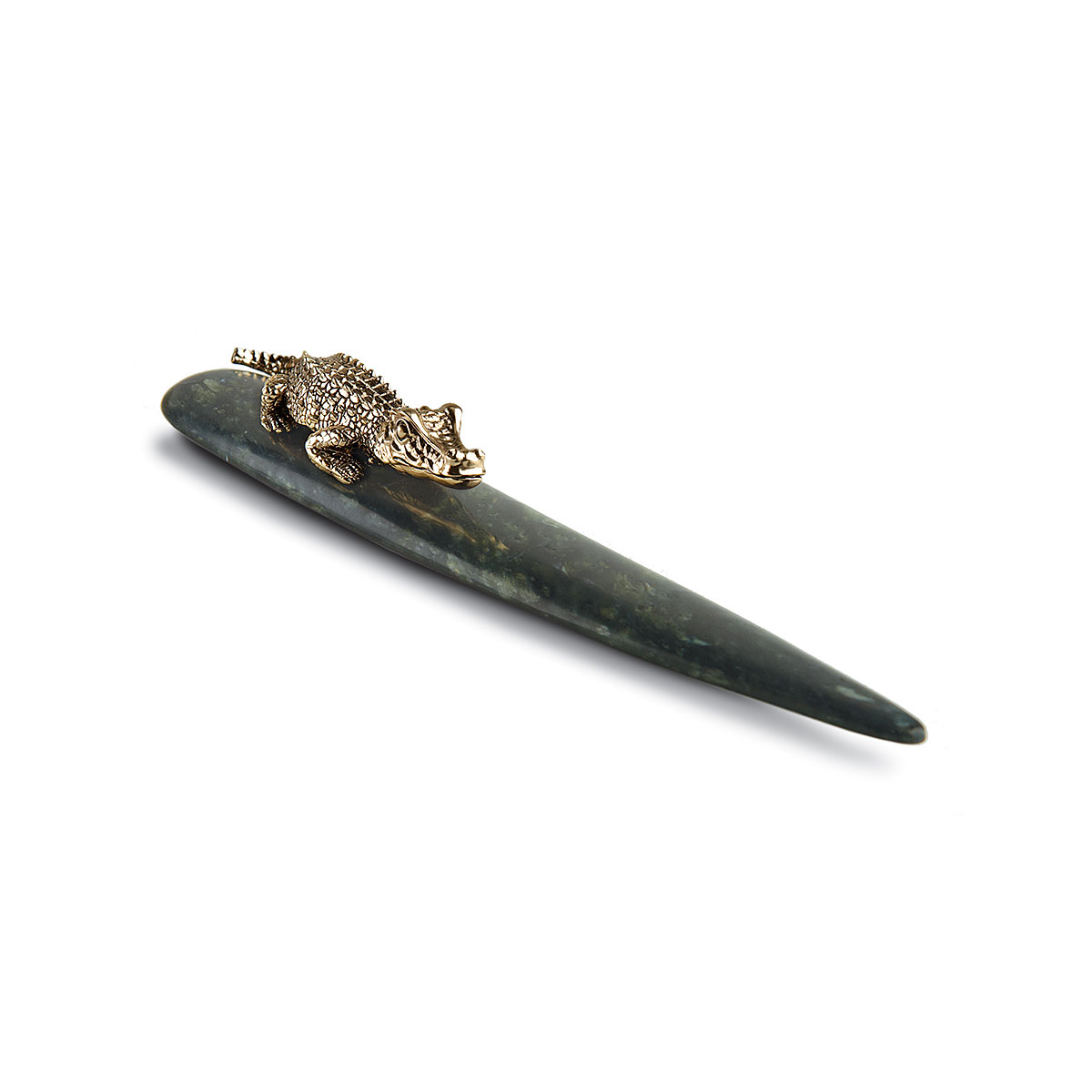 L'Objet I Crocodile Letter Opener Gold