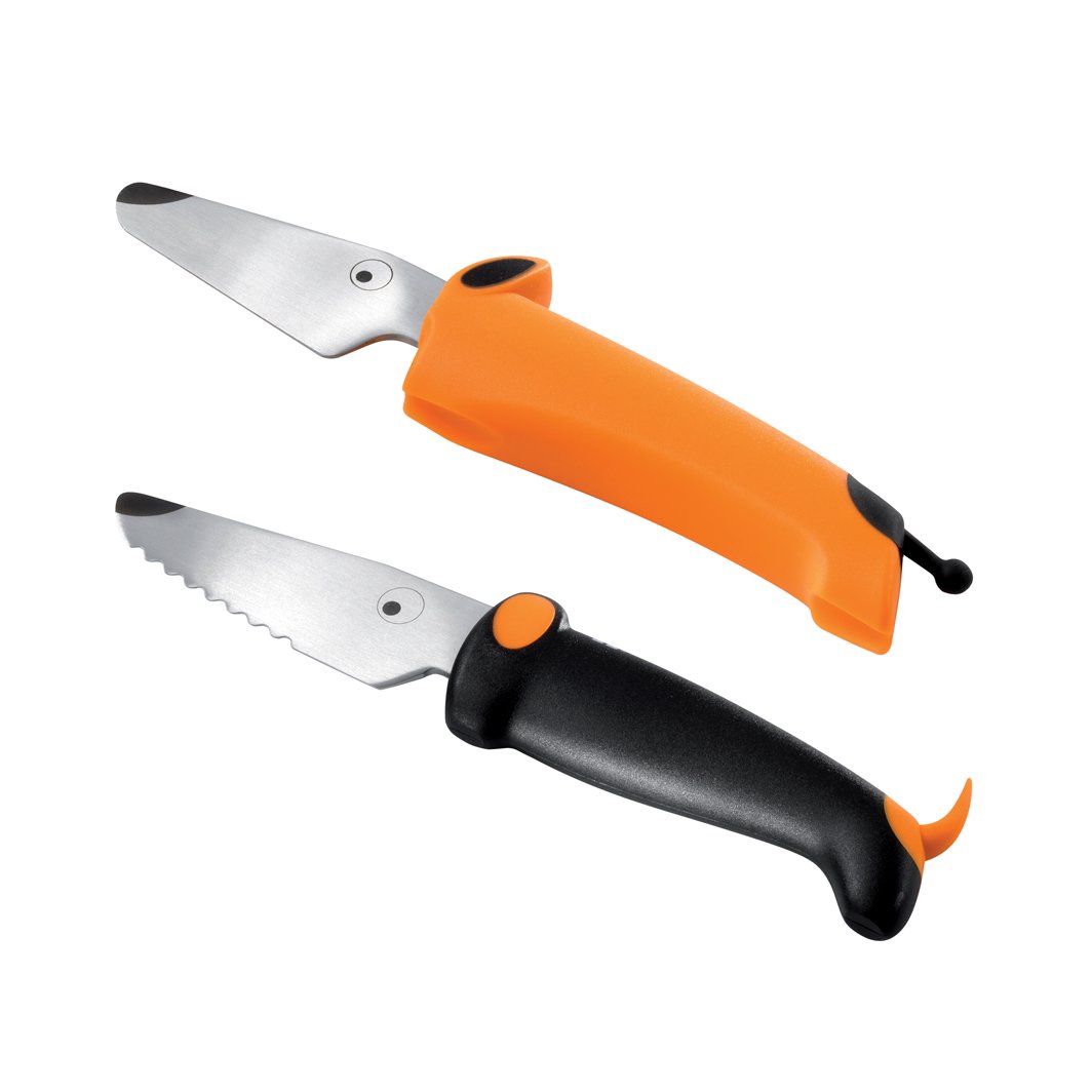 Kinderkitchen - Knife Set - Black/Orange (22284)