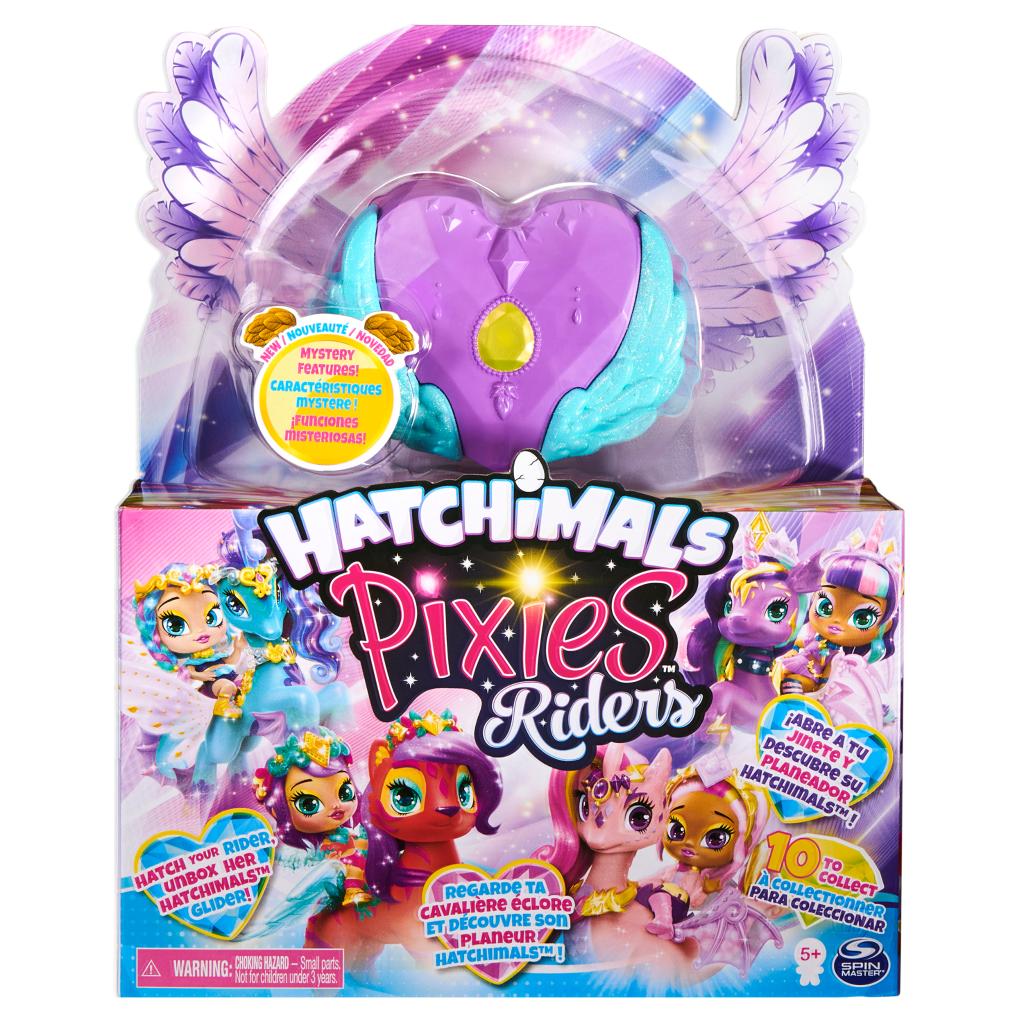 Hatchimals - Pixies Riders - Moonlight Mia Pixie & Unicornix Glider